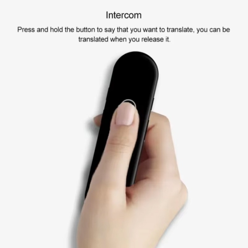 Portable Translator Device - Портативный Bluetooth-переводчик для путешествий: мгновенный голосовой,