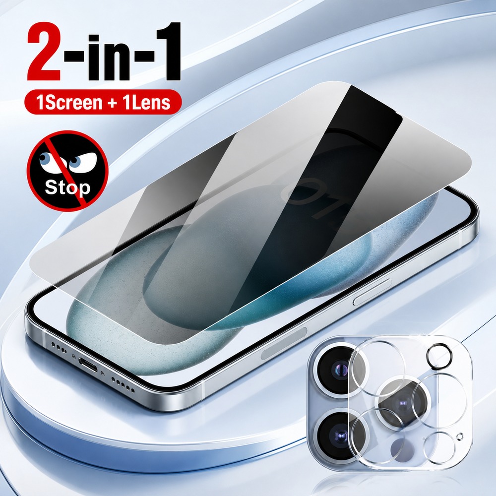 Realme Gt 6 - 1+1 шт. Защитное стекло для конфиденциальности