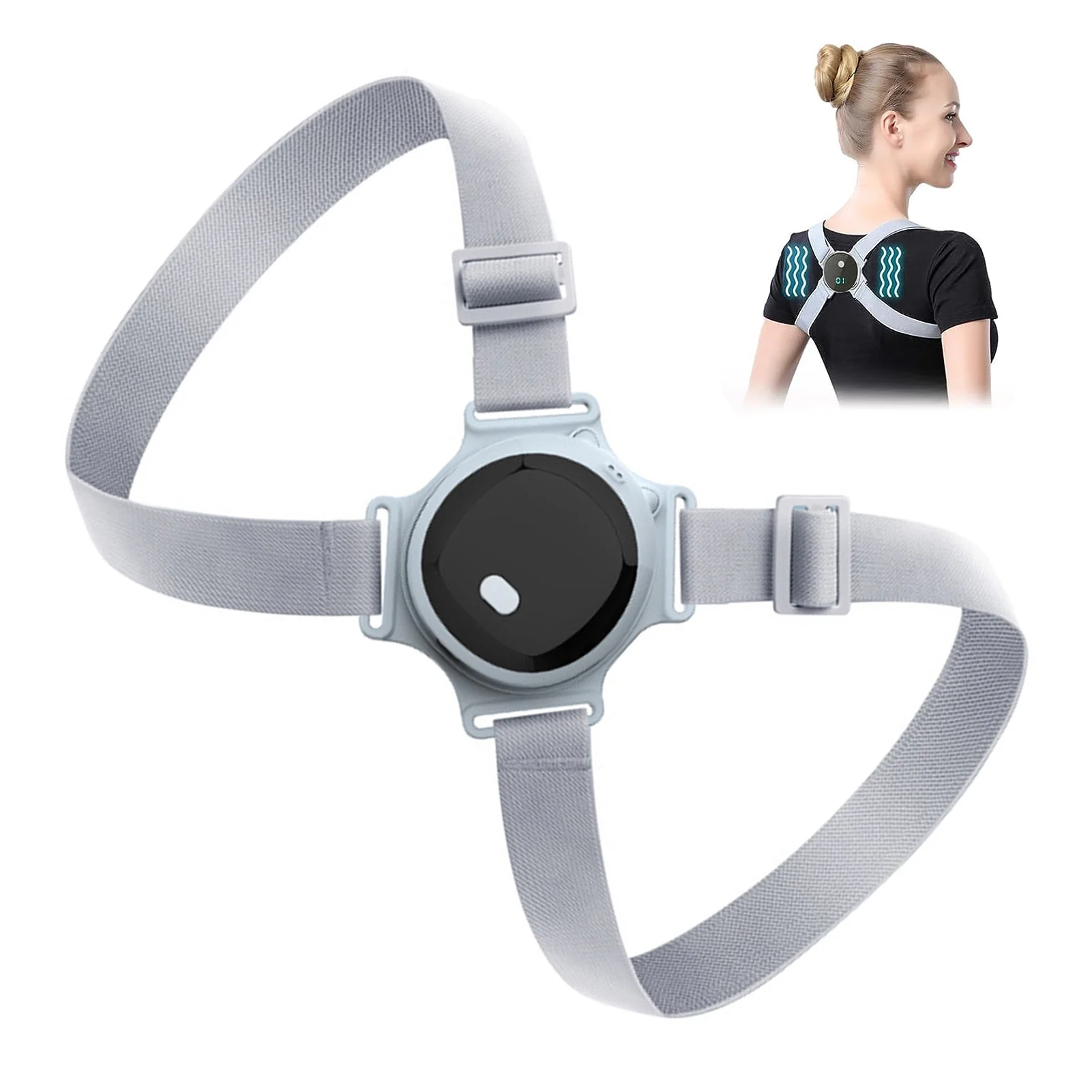 Smart Posture Sensor - Умный электрический корректор осанки, поддерживающий пояс