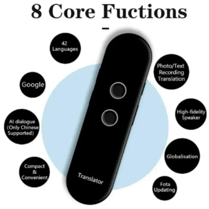 Портативный Bluetooth-переводч – обзор и цена Portable Translator Device